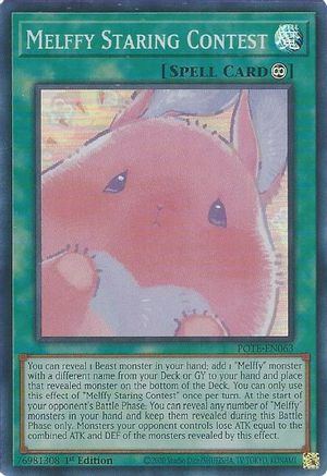 Melffy Staring Contest (POTE-EN063) - Super Rare - Power of the Elements