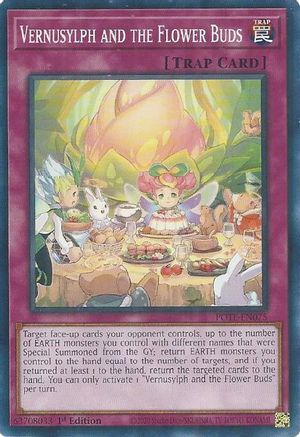 Vernusylph and the Flower Buds (POTE-EN075) - Common - Power of the Elements