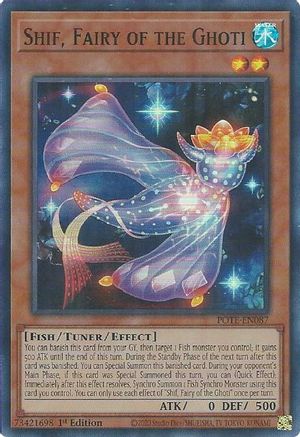 Shif, Fairy of the Ghoti (POTE-EN087) - Super Rare - Unlimited - Power of the Elements