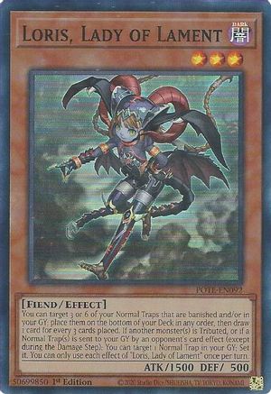 Loris, Lady of Lament (POTE-EN092) - Super Rare - Power of the Elements