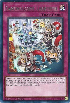 Farewelcome Labrynth (TAMA-EN024) - Rare - 1st Edition - Tactical Masters