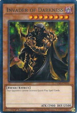 Invader of Darkness (TAMA-EN046) - Rare - 1st Edition - Tactical Masters