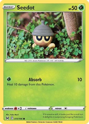 Seedot 11/196  - Common - SWSH11: Lost Origin