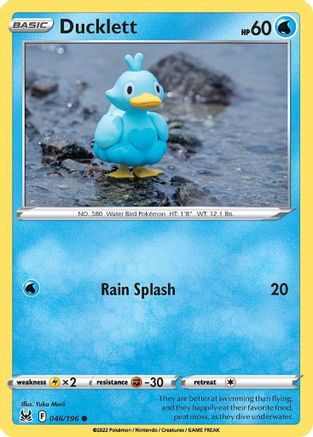 Ducklett 46/196  - Common - SWSH11: Lost Origin