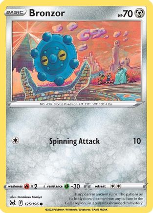 Bronzor 125/196  - Common - SWSH11: Lost Origin