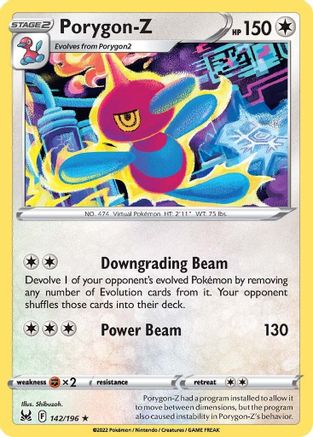 Porygon-Z 142/196  - Rare - SWSH11: Lost Origin