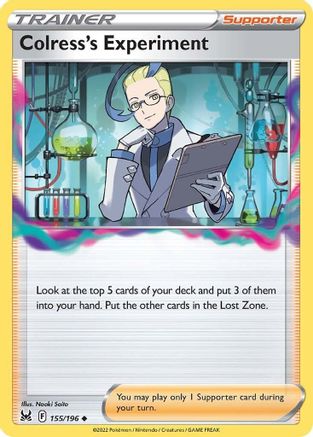 Colress's Experiment 155/196  - Uncommon - SWSH11: Lost Origin