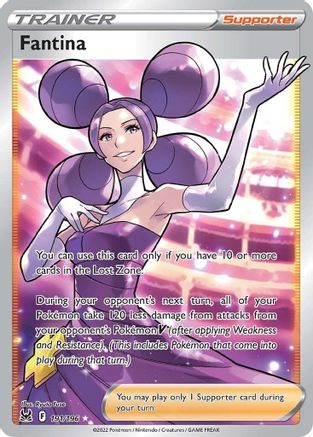 Fantina (Full Art) 191/196 Holofoil - Ultra Rare - SWSH11: Lost Origin