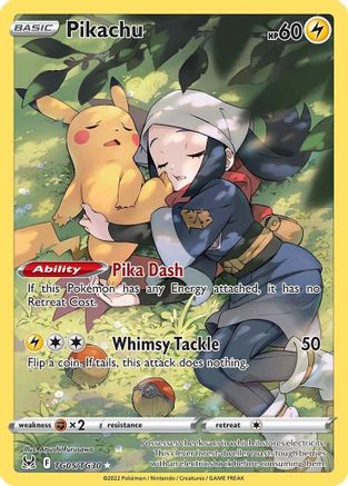 Pikachu TG05/30 Holofoil - Ultra Rare - SWSH11: Lost Origin Trainer Gallery