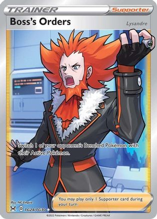 Boss's Orders TG24/30 Holofoil - Ultra Rare - SWSH11: Lost Origin Trainer Gallery