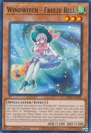 Windwitch - Freeze Bell (MP22-EN008) - Common - 2022 Tin of the Pharaoh's Gods
