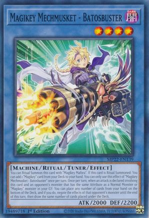 Magikey Mechmusket - Batosbuster (MP22-EN139) - Common - 1st Edition - 2022 Tin of the Pharaoh's Gods