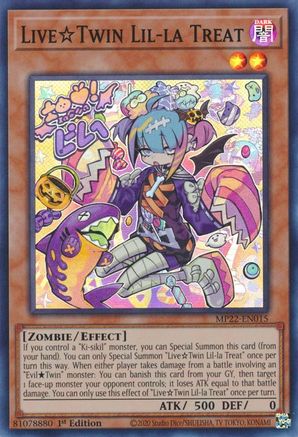 Live Twin Lil-la Treat (MP22-EN015) - Super Rare - 2022 Tin of the Pharaoh's Gods