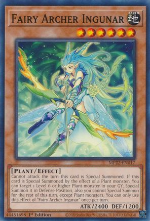 Fairy Archer Ingunar (MP22-EN017) - Common - 1st Edition - 2022 Tin of the Pharaoh's Gods