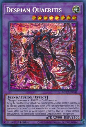 Despian Quaeritis (MP22-EN141) - Prismatic Secret Rare - 1st Edition - 2022 Tin of the Pharaoh's Gods