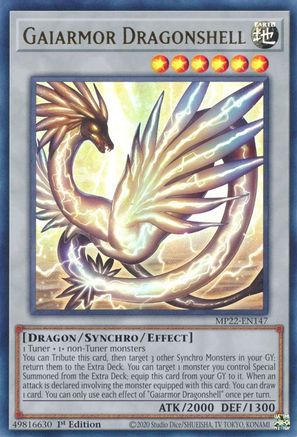 Gaiarmor Dragonshell (MP22-EN147) - Ultra Rare - 2022 Tin of the Pharaoh's Gods