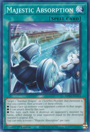 Majestic Absorption (MP22-EN153) - Common - 2022 Tin of the Pharaoh's Gods