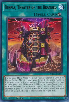 Despia, Theater of the Branded (MP22-EN154) - Rare - 2022 Tin of the Pharaoh's Gods