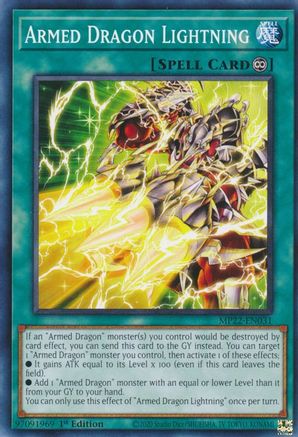 Armed Dragon Lightning (MP22-EN031) - Common - 1st Edition - 2022 Tin of the Pharaoh's Gods