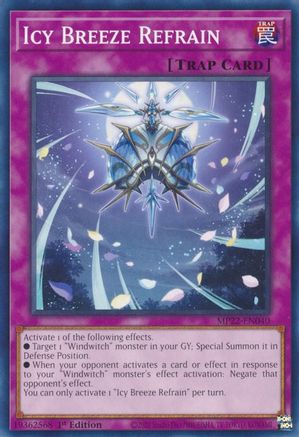 Icy Breeze Refrain (MP22-EN040) - Common - 1st Edition - 2022 Tin of the Pharaoh's Gods