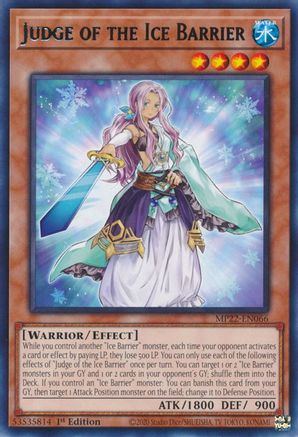 Judge of the Ice Barrier (MP22-EN066) - Rare - 2022 Tin of the Pharaoh's Gods