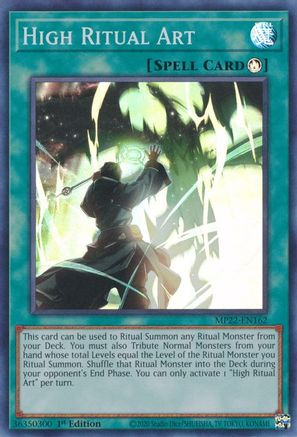 High Ritual Art (MP22-EN162) - Super Rare - 2022 Tin of the Pharaoh's Gods