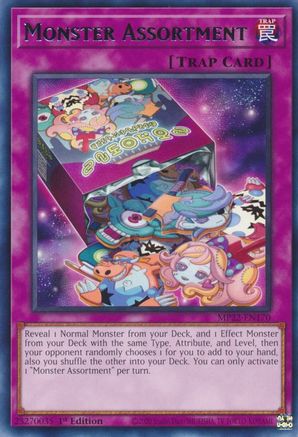 Monster Assortment (MP22-EN170) - Rare - 1st Edition - 2022 Tin of the Pharaoh's Gods