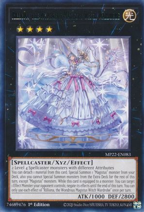 Rilliona, the Wondrous Magistus Witch Wardrobe (MP22-EN083) - Rare - 2022 Tin of the Pharaoh's Gods