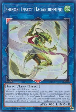 Shinobi Insect Hagakuremino (MP22-EN183) - Common - 2022 Tin of the Pharaoh's Gods