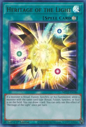 Heritage of the Light (MP22-EN186) - Ultra Rare - 2022 Tin of the Pharaoh's Gods