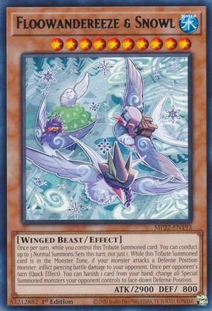 Floowandereeze & Snowl (MP22-EN193) - Rare - 2022 Tin of the Pharaoh's Gods