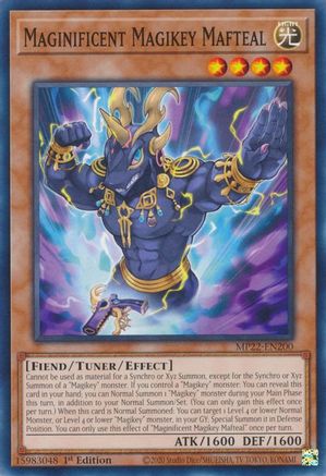 Maginificent Magikey Mafteal (MP22-EN200) - Common - 1st Edition - 2022 Tin of the Pharaoh's Gods