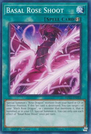 Basal Rose Shoot (MP22-EN094) - Common - 2022 Tin of the Pharaoh's Gods