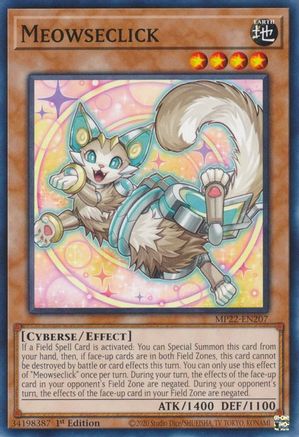 Meowseclick (MP22-EN207) - Common - 1st Edition - 2022 Tin of the Pharaoh's Gods