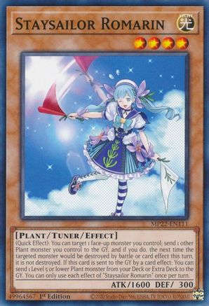 Staysailor Romarin (MP22-EN111) - Common - 1st Edition - 2022 Tin of the Pharaoh's Gods