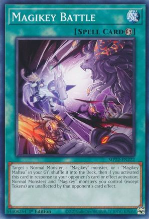 Magikey Battle (MP22-EN222) - Common - 1st Edition - 2022 Tin of the Pharaoh's Gods