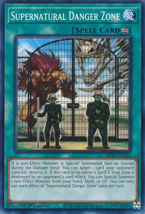 Supernatural Danger Zone (MP22-EN224) - Common - 2022 Tin of the Pharaoh's Gods