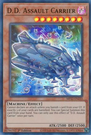 D.D. Assault Carrier (MP22-EN233) - Ultra Rare - 2022 Tin of the Pharaoh's Gods