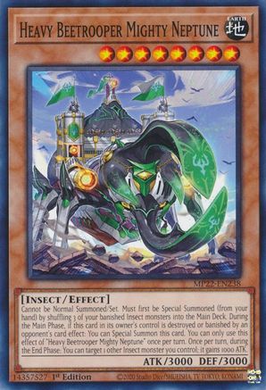 Heavy Beetrooper Mighty Neptune (MP22-EN238) - Common - 2022 Tin of the Pharaoh's Gods
