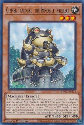 Gizmek Taniguku, the Immobile Intellect (MP22-EN132) - Common - 1st Edition - 2022 Tin of the Pharaoh's Gods