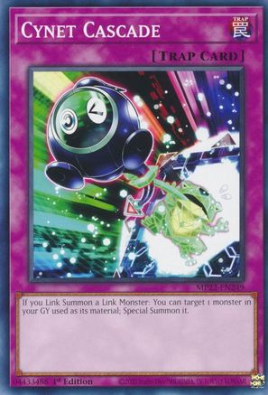 Cynet Cascade (MP22-EN249) - Common - 1st Edition - 2022 Tin of the Pharaoh's Gods