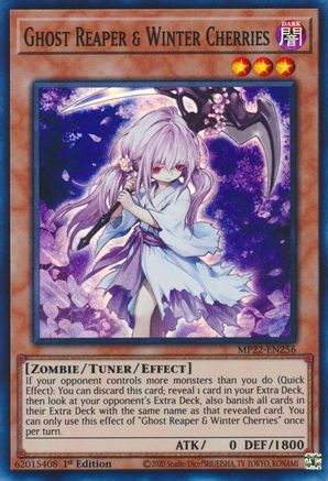 Ghost Reaper & Winter Cherries (MP22-EN256) - Super Rare - 2022 Tin of the Pharaoh's Gods