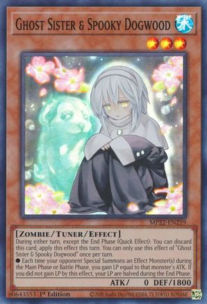 Ghost Sister & Spooky Dogwood (MP22-EN259) - Super Rare - 2022 Tin of the Pharaoh's Gods