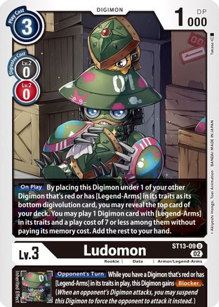 Ludomon (ST13-09)  Uncommon - Starter Deck 13: Ragnaloardmon