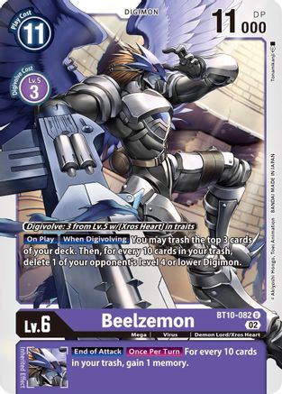 Beelzemon (BT10-082)  Uncommon - Xros Encounter