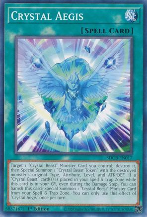 Crystal Aegis (SDCB-EN017) - Common - Structure Deck: Legend of the Crystal Beasts