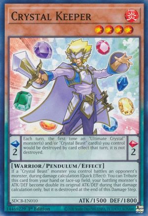 Crystal Keeper (SDCB-EN010) - Common - Structure Deck: Legend of the Crystal Beasts