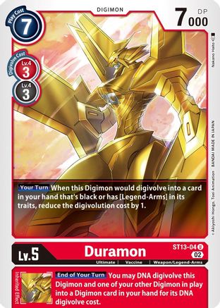 Duramon (ST13-04)  Uncommon - Starter Deck 13: Ragnaloardmon