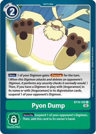 Pyon Dump (BT10-102)  Common - Xros Encounter