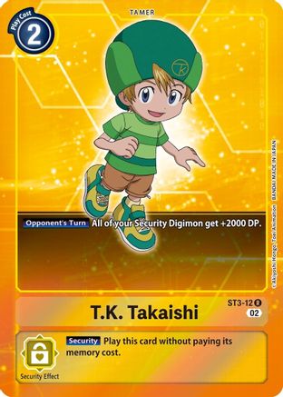 T.K. Takaishi (Alternate Art) (ST3-12) Foil Rare - Starter Deck 12: Jesmon